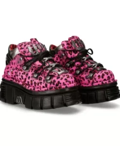 New New Rock Anke Boot Ania Print Tower With ace -et011-C7