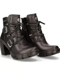 Clearance New Rock Anke Boot Back -Trcaco004-2