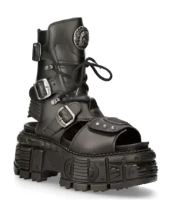 Outlet New Rock Anke Boot Back Tank  -Bio107-V1