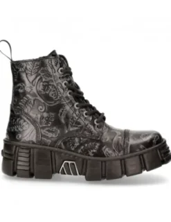New New Rock Anke Boot Back Tower  -Wa005-V39