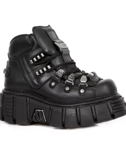 Outlet New Rock Anke Boot Back Tower With ace -220-2