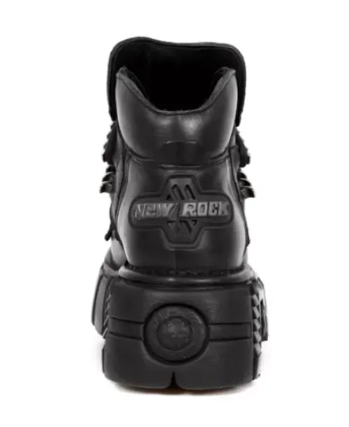 Outlet New Rock Anke Boot Back Tower With ace -220-2