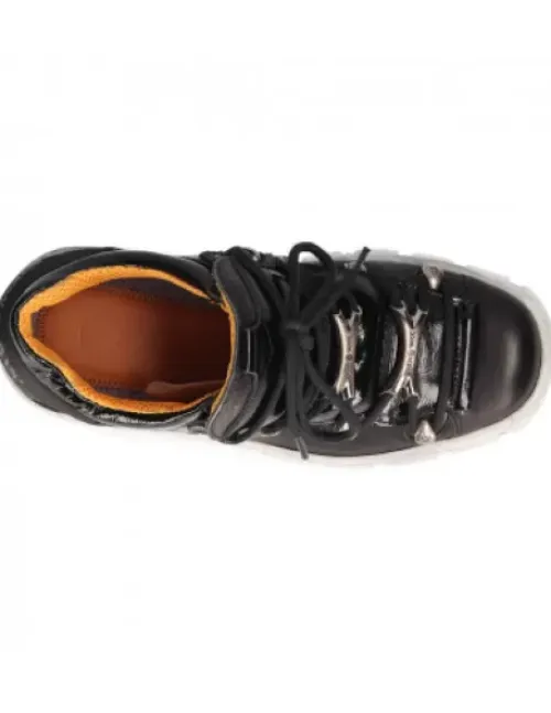 New Rock Anke Boot Back Tower With ace -Wa001-C8