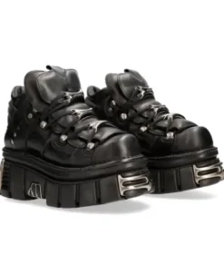 Outlet New Rock Anke Boot Back Tower With ace -106-112