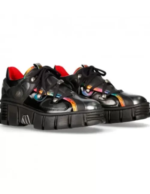 Best New Rock Anke Boot Back Tower With ace -Wa003-C2