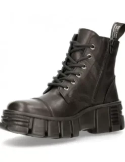 Hot New Rock Anke Boot Back Tower With ace -Wa005-C18