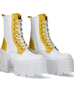 Outlet New Rock Anke Boot Back Tower With ace -T008-C1