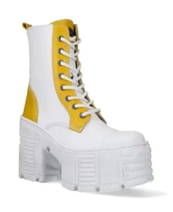 Outlet New Rock Anke Boot Back Tower With ace -T008-C1