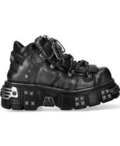 Outlet New Rock Anke Boot Back Tower With ace -106Phc-V2