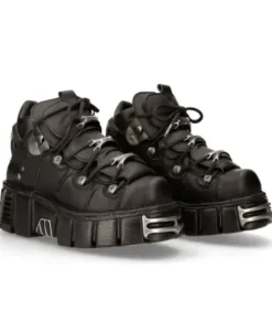 Hot New Rock Anke Boot Back Tower With ace -106-V1