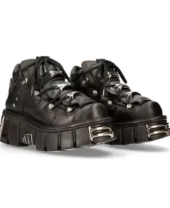 Outlet New Rock Anke Boot Back Tower With ace -106-1