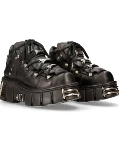 Outlet New Rock Anke Boot Back Tower With ace -106-1