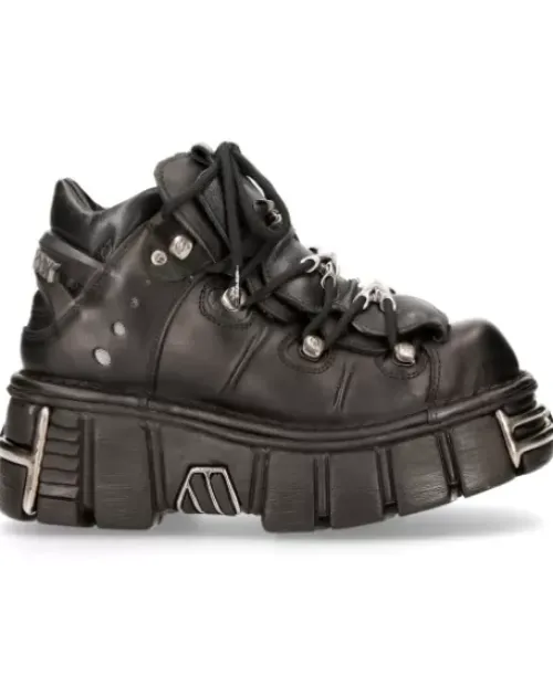Outlet New Rock Anke Boot Back Tower With ace -106-1