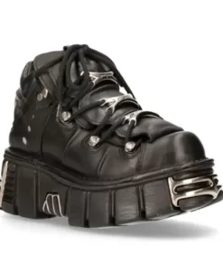Outlet New Rock Anke Boot Back Tower With ace -106-1