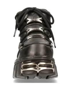 Outlet New Rock Anke Boot Back Tower With ace -106-1