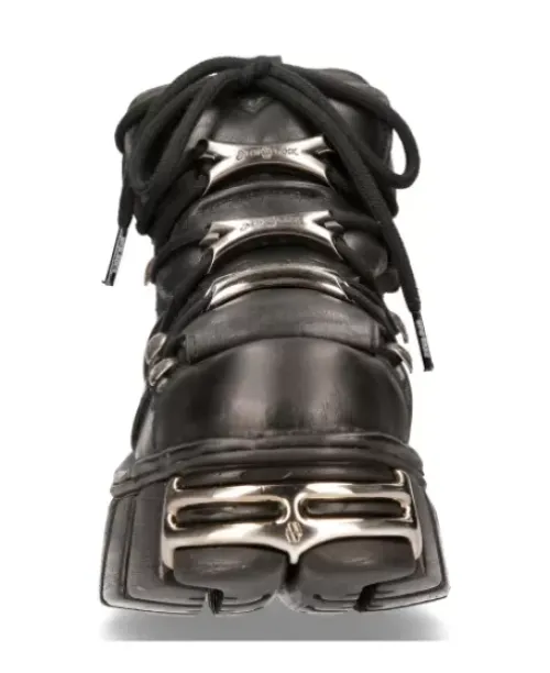 Outlet New Rock Anke Boot Back Tower With ace -106-1