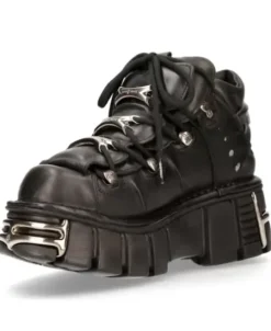 Outlet New Rock Anke Boot Back Tower With ace -106-1