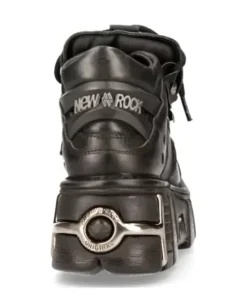 Outlet New Rock Anke Boot Back Tower With ace -106-1