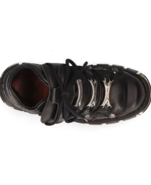 Outlet New Rock Anke Boot Back Tower With ace -106-1