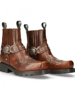New New Rock Anke Boot otorcyce -7637-C1