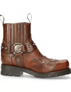New New Rock Anke Boot otorcyce -7637-C1