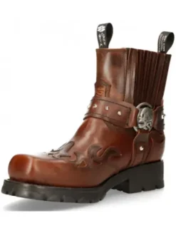 New New Rock Anke Boot otorcyce -7637-C1
