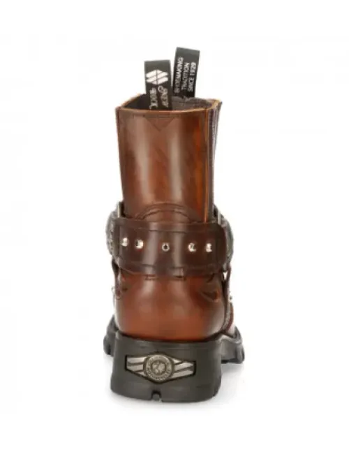 New New Rock Anke Boot otorcyce -7637-C1