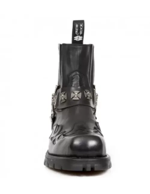 Hot New Rock Anke Boot otorcyce -7647-C1