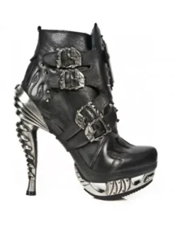 Hot New Rock Anke Boot Punk -ag005-C2
