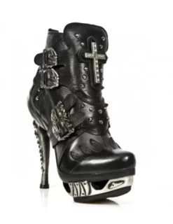 Hot New Rock Anke Boot Punk -ag005-C2
