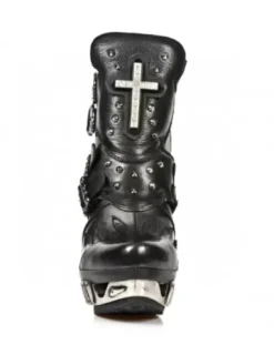 Hot New Rock Anke Boot Punk -ag005-C2