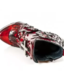Sale New Rock Anke Boot Punk -ag005-C3