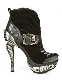 Sale New Rock Anke Boot Punk -ag013-C1