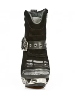 Sale New Rock Anke Boot Punk -ag013-C1