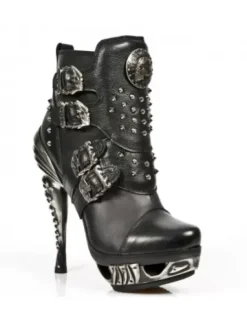 Outlet New Rock Anke Boot Punk -ag010-C1