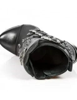 Outlet New Rock Anke Boot Punk -ag010-C1