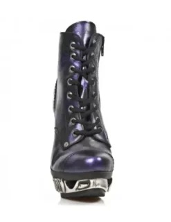 Clearance New Rock Anke Boot Punk -ag016-C9
