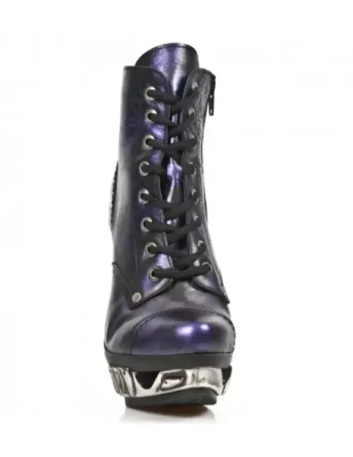 Clearance New Rock Anke Boot Punk -ag016-C9