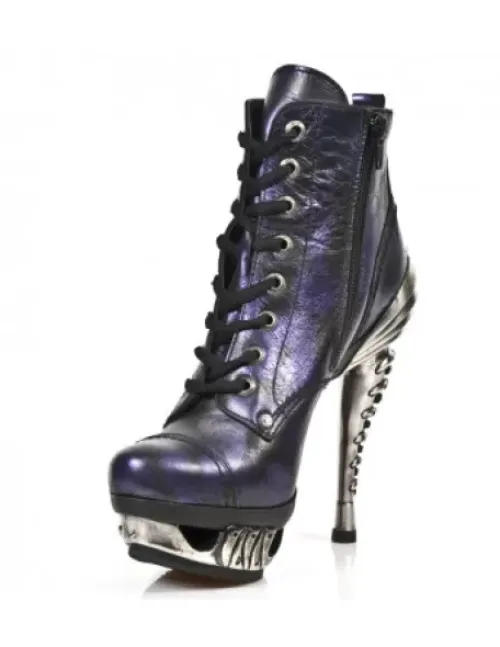 Clearance New Rock Anke Boot Punk -ag016-C9