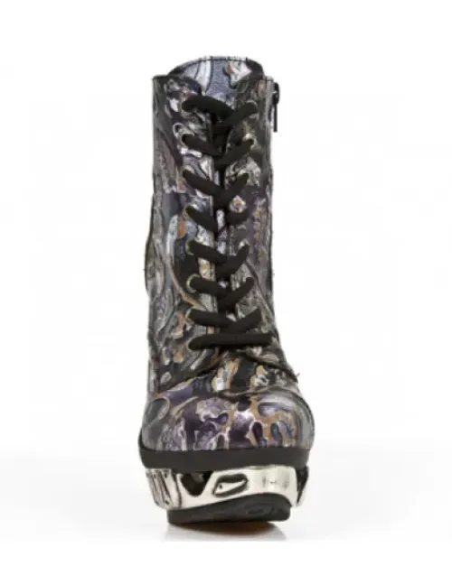 Best New Rock Anke Boot Punk -ag016-C19