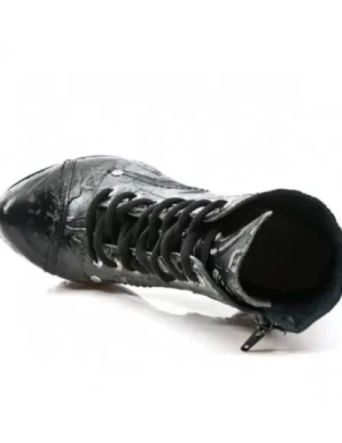 Discount New Rock Anke Boot Punk -ag016-C21
