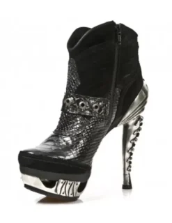 Discount New Rock Anke Boot Punk -ag032-C2