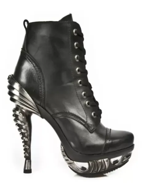 Clearance New Rock Anke Boot Punk -ag016-1