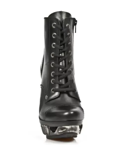 Clearance New Rock Anke Boot Punk -ag016-1