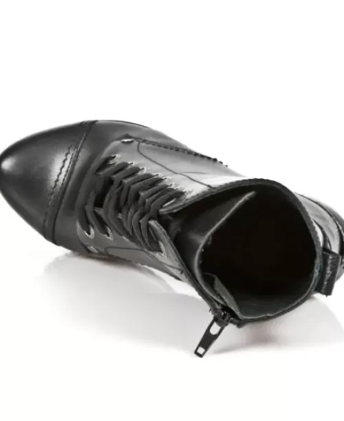 Clearance New Rock Anke Boot Punk -ag016-1