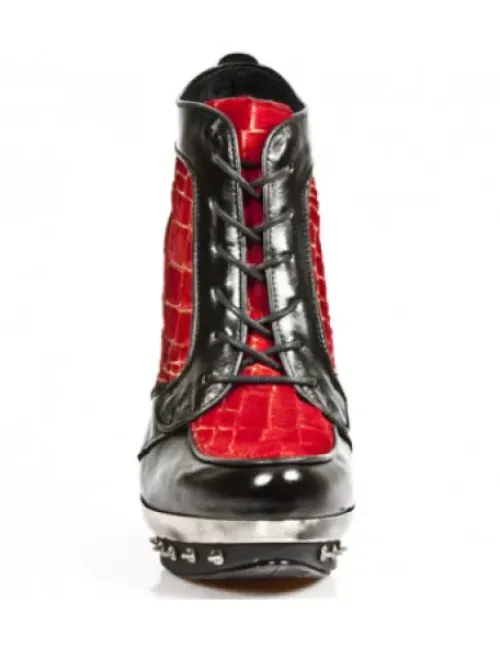 Outlet New Rock Anke Boot Punk -Punk006-C10