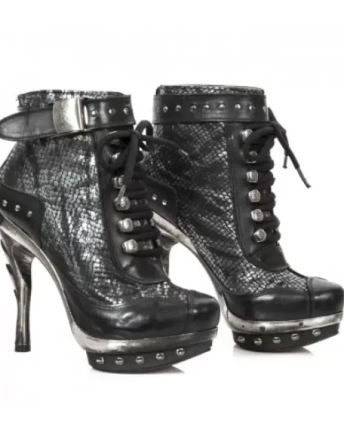 Outlet New Rock Anke Boot Punk -Punk028-C1