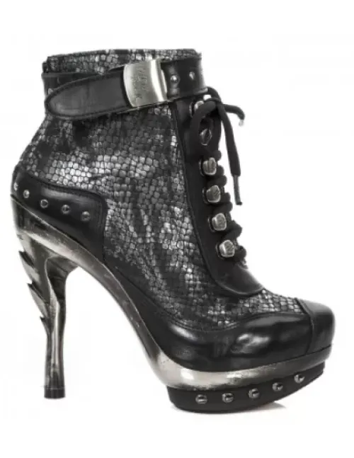 Outlet New Rock Anke Boot Punk -Punk028-C1