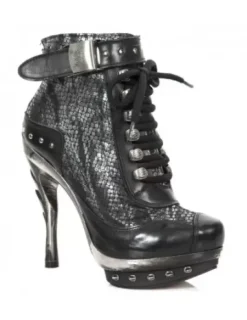 Outlet New Rock Anke Boot Punk -Punk028-C1