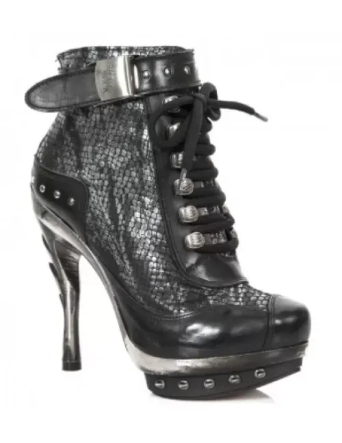 Outlet New Rock Anke Boot Punk -Punk028-C1